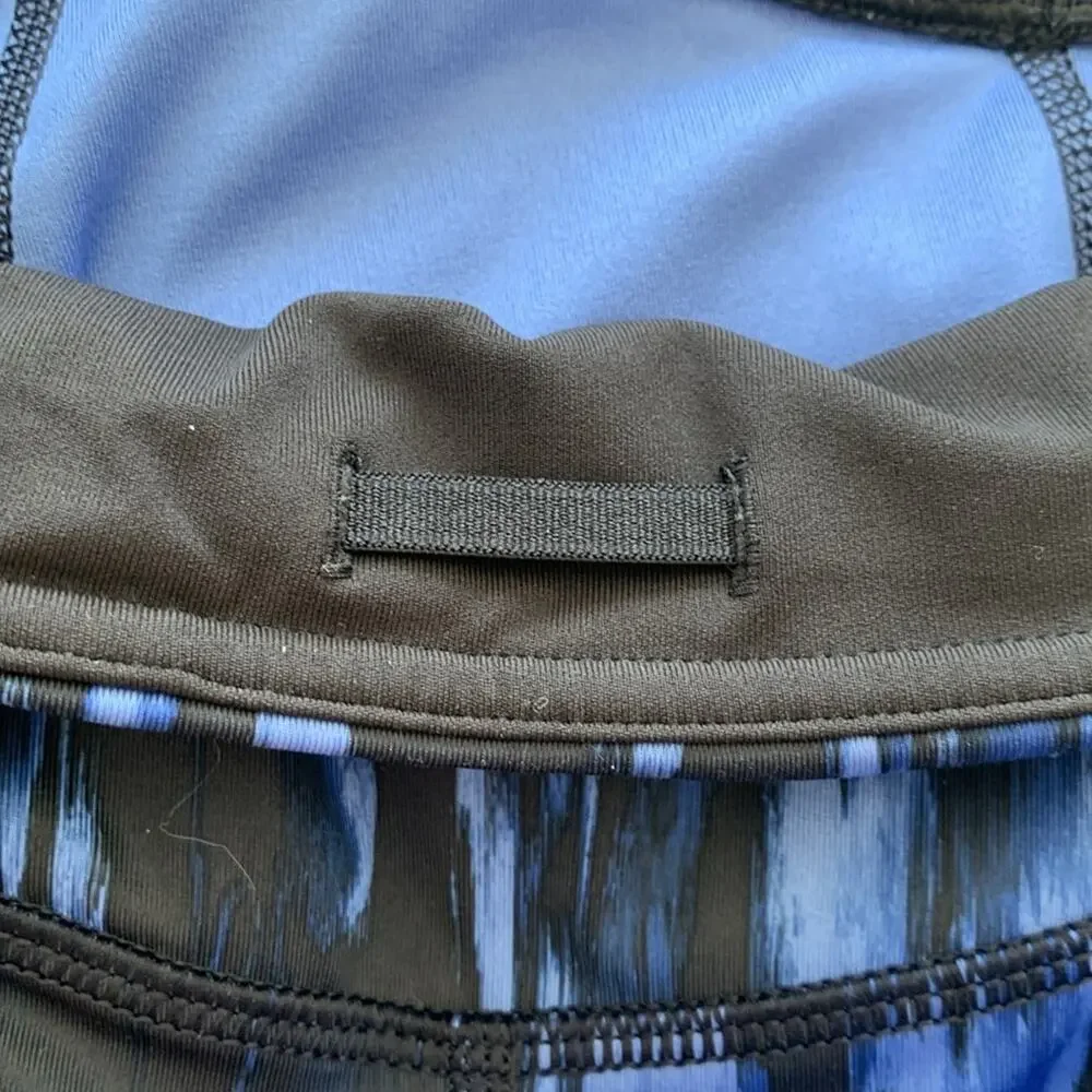 Lululemon Pace Rival Crop *Full-On Luxtreme Painted Animal Sprinkler Black